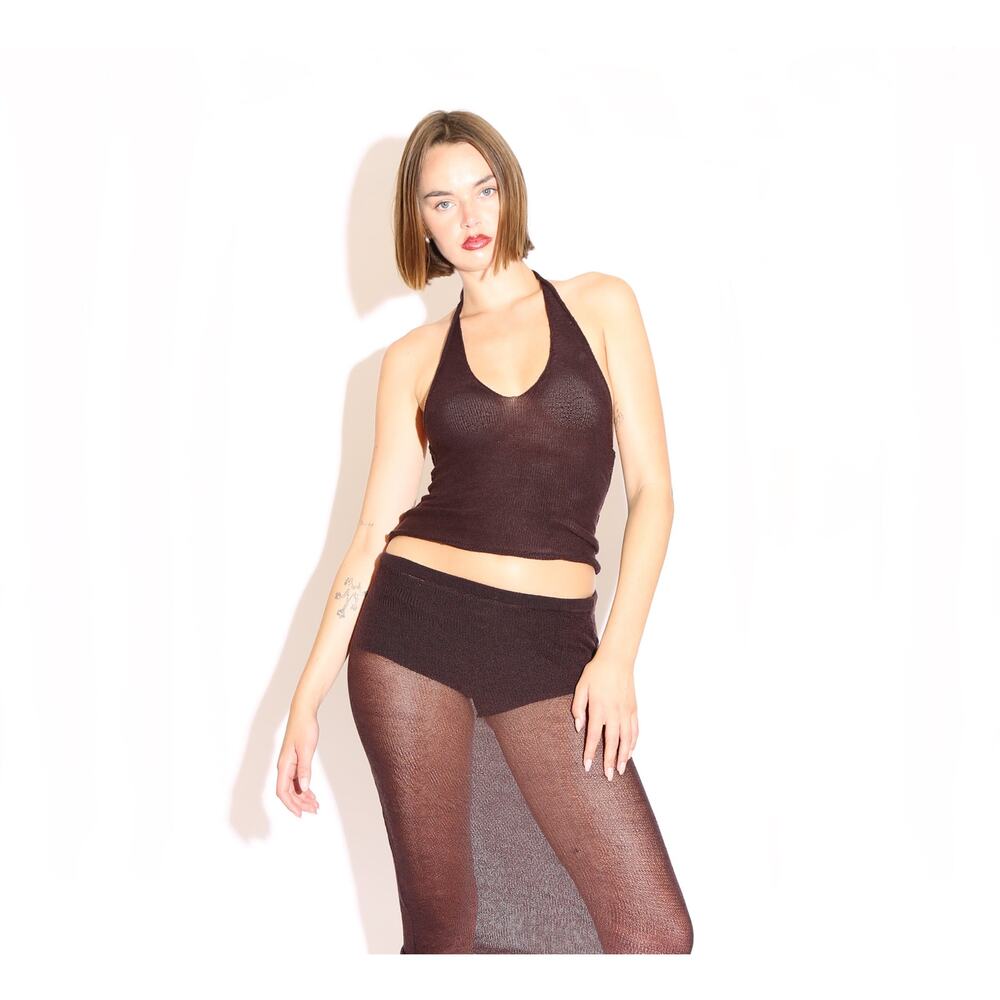 Halter Top - Brown